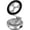 Silver, variant on Adjustable 360° Rotation Electric Suction Cup Car Phone Holder - Magnetic, Ultra-Light, Compact, Universal Bracket for Smartphones-Grey