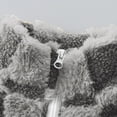 thumbnail image 4 of Annhoo Boys Girls Winter Fuzzy Jackets Comfy Long Sleeve Zipper up Plaid Outwear Cute Stand Collared Warm Coats, 4 of 6