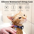 thumbnail image 6 of Airtag Cat Collar, Air tag Cat Collar with Bell and Safety Buckle in 3/8" Width, Reflective Collar with Waterproof Airtag Holder Compatible with Apple Airtag for Cat Dog Kitten Puppy, 6 of 7