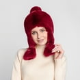 thumbnail image 7 of Dyfzdhu Women Winter Plush Fake Thick Hat Ear Protectors Warm Red, 7 of 7