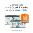 thumbnail image 4 of Diaper Genie Classic Pail,White,1 Diaper Pail,1 Square Refill - 165 Ct, 4 of 10