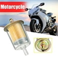 thumbnail image 2 of Motorcycle Inline Gas Petrol Fuel Filter 8mm 3/8" Pipe Tractor Best, 2 of 9