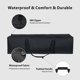 thumbnail image 3 of Bolsa de lona con diseño superior, extra grande, 46 pulgadas, impermeable, negra, 3 of 7