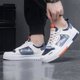 thumbnail image 1 of Zapatillas de deporte para hombre con cordones de cuero PU resistente al desgaste para primavera otoño (41) Azul Wdftyju Tenis De Mujer Tenis De Hombre, 1 of 7
