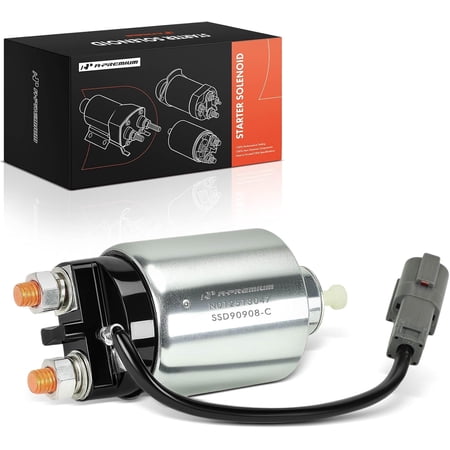 A-Premium Starter Solenoid Compatible with Nissan Models - Sentra 2003 2004 2005 1.8L - 12V