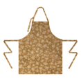 thumbnail image 2 of Golden Christmas Snowflake Apron-Garden Aprons for Women with Pockets-Cotton Linen Waterproof Kitchen Cooking Gardening Aprons Adjustable for Kitchen,Cooking,BBQ and Salon 32"x27", 2 of 7