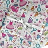 Princess Wrapping Paper Gift Wrap 30" x 84" Sheet Vintage Style