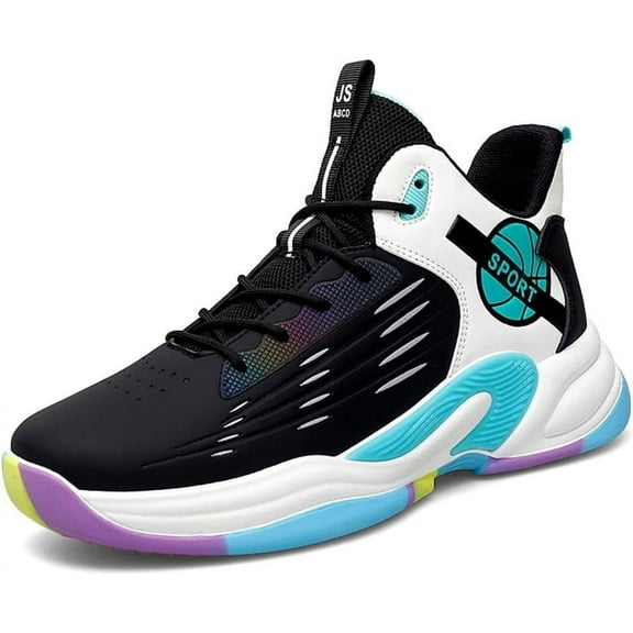 Men's Fashion Sneakers Breathable Running Shoes Arch Support Basketball Shoes Non Slip Sport Shoes