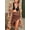 Apricot, variant on Women Faux Leather Winter Trendy puffer jacket water-resistant Thicken Bubble Coat with Faux Fur Hood and Belt