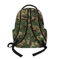 thumbnail image 3 of SEANATIVE School Backpack for Teen Girls Boys Elementary Middle High School Rucksack Bookbag Lightweight Schoolbag with Zipper Front Pocket for Travel, Green Brown Camouflage, 3 of 7