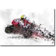 thumbnail image 1 of Motorcycle Rider Picture on Stretched Canvas, Wall Art D?cor, Ready to Hang, 1 of 6