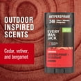 thumbnail image 3 of Every Man Jack Cedarwood Mens Antiperspirant Deodorant - Long Lasting Odor & Sweat Protection - 2.6oz ( 2 Pack ), 3 of 6
