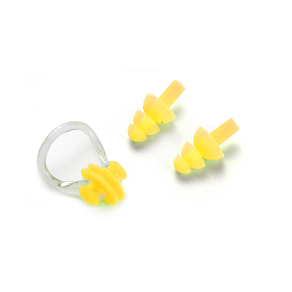 Silicone Swimming Nose Clip with Ear Plugs Set for Swimming or Other Watersports