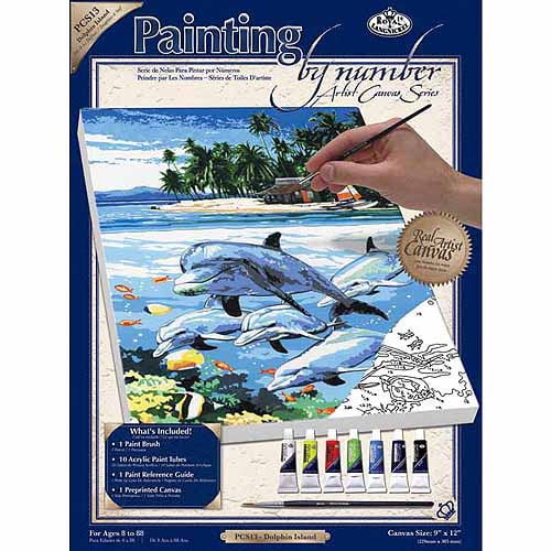Royal Brush Paint By Number Kits, 9" x 12"