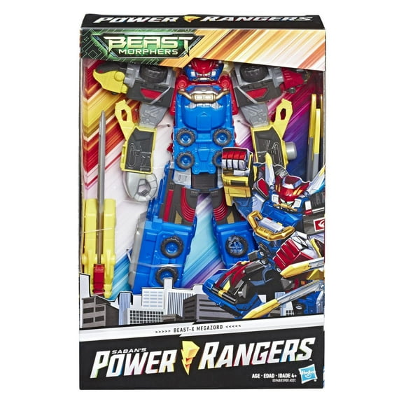 Power Rangers Beast Morphers, figurine jouet de Megazord Power Rangers Beast-X, taille de 25 cm