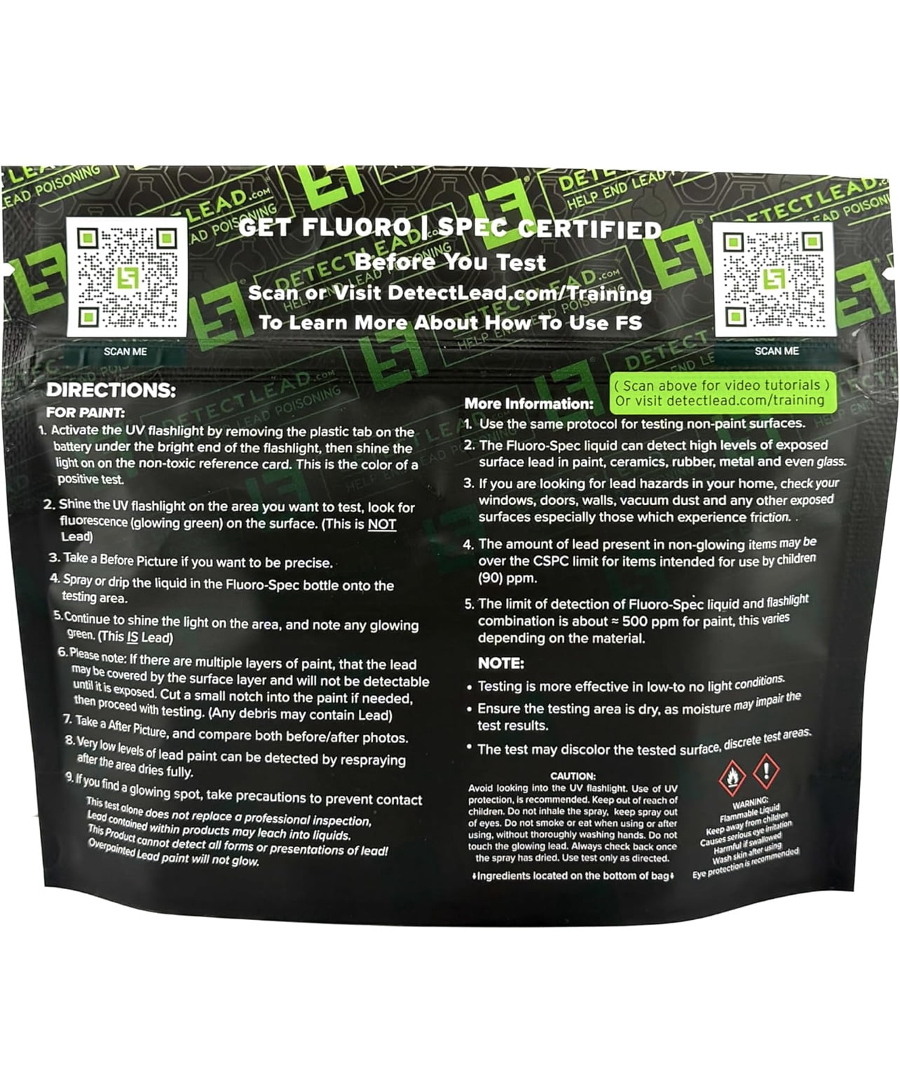 Lead Test Kit Scitus Know - 170-500 Tests For Paint, Ceramic, Wood With ...