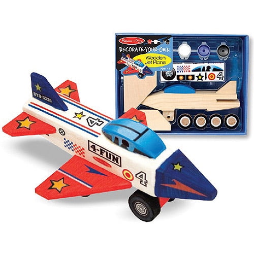 melissa and doug wooden airplane