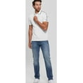 thumbnail image 2 of Guess PURE WHITE Men's Eco Quattro G Tape Polo Shirt, US 2X-Large, 2 of 4