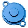thumbnail image 2 of Tusk Aluminum Oil Filter Cover Blue For GASGAS MC 450F Troy Lee Designs 2022, 2 of 5