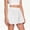 Style6-White girls shorts, variant on Maqroz Girls Bloomer Shorts Elastic Waist Casual Summer Shorts Solid Color Loose Fit Comfortable Bottoms 4-15 Years