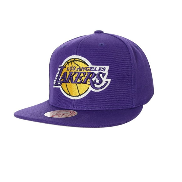 Gorra SNAPBACK MITCHELL & NESS LOS ANGELES LAKERS morado