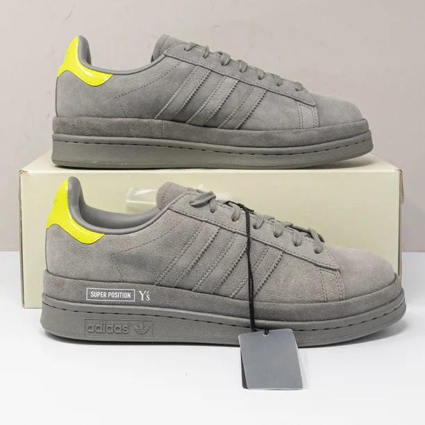 Y by Yohji Yamamoto x Adi - das Wedge Stan Suede Sneakers Size 9 (EG1740)