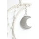thumbnail image 3 of Atrapasueños de luna para colgar en la pared de macramé tejido - Boho Chic Bohemian Home Decor Wall Art Decor Beautiful Apartment Dorm Room Door Decoration (Luna) JAMW Sencillez, 3 of 5