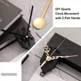 thumbnail image 4 of 2X Movimiento de Reloj de Péndulo de Cuarzo Kit de Movimiento de Bricolaje con 4 Pares de Péndulo de Manos, Mecanismo de Bricolaje Movimientos de Péndulo Reemplazo, 4 of 5