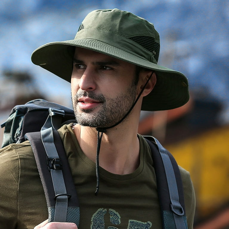 Sun Hats for Men/Women, Wide Brim Bucket Hat Waterproof Breathable