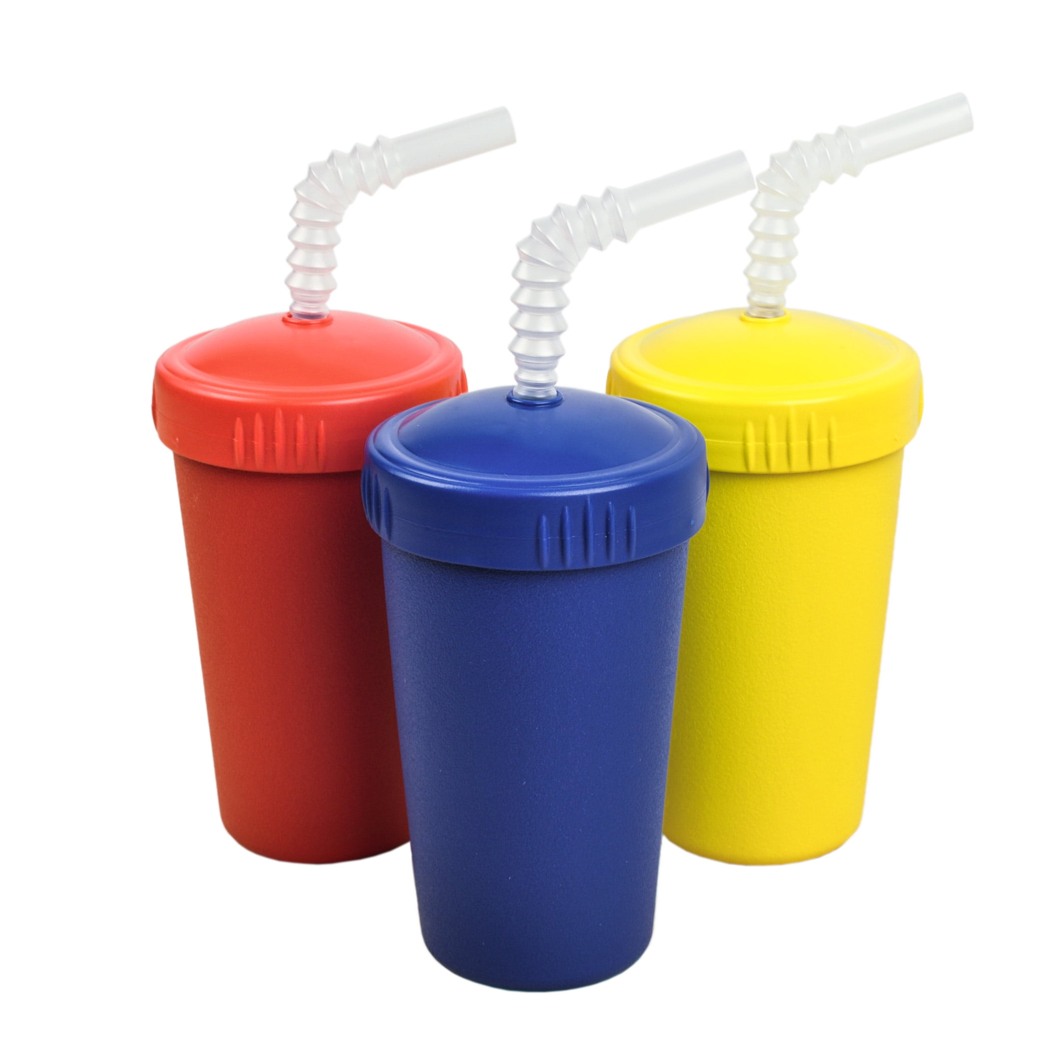 RePlay Made in USA 3pk Straw Cups with Reversable Straw for Easy Baby