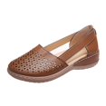 thumbnail image 3 of Women's Hollow Out Casual Shoes Solid Round Head Comfortable Platform Sandals Shoes, 3 of 3