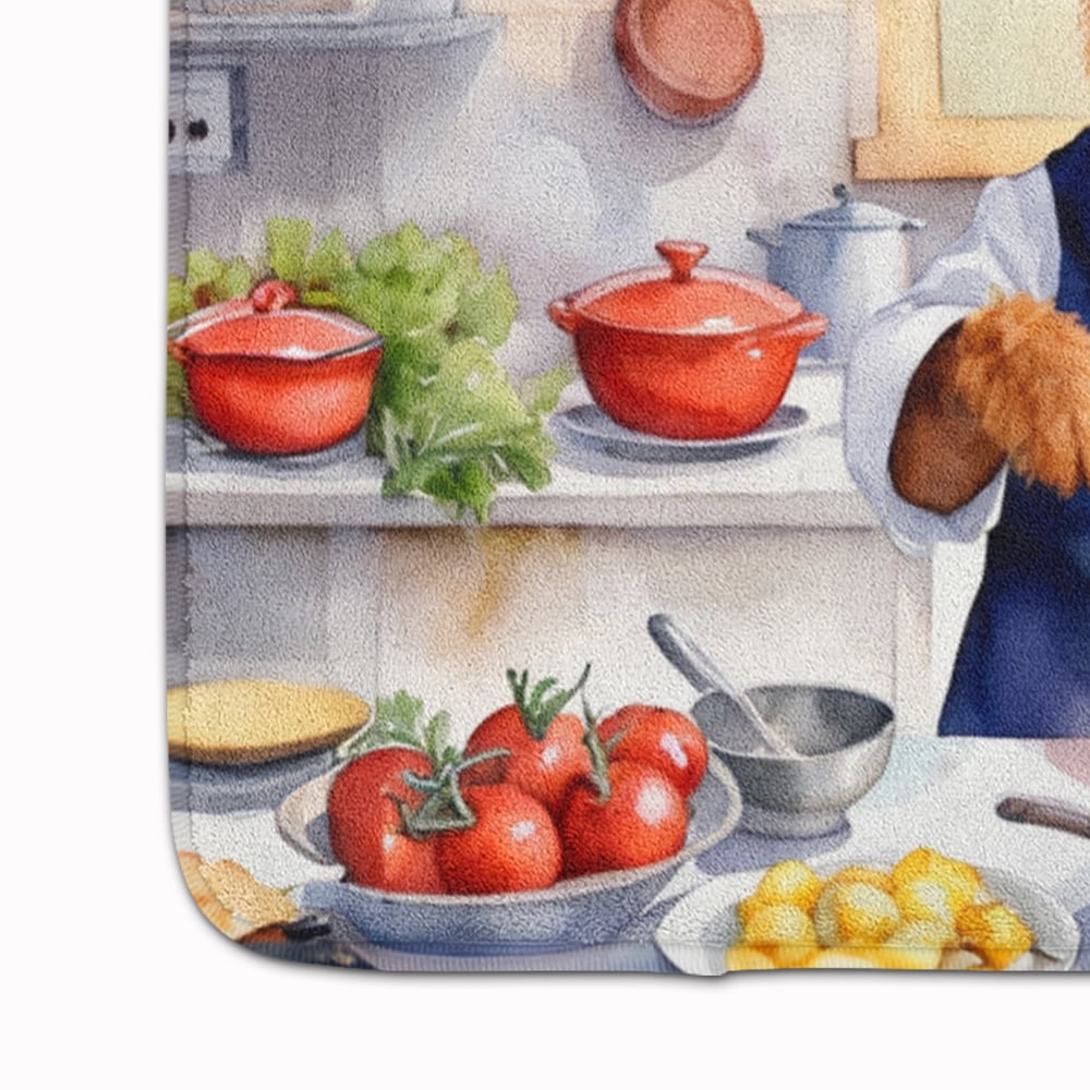 Yorkie Yorkshire Terrier The Chef Memory Foam Kitchen Mat