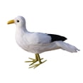 thumbnail image 4 of Estatuilla de pájaros de pie de gaviota artificial estatua de Animal para decoración Gaviota 1 Cola  Pájaro artificial, 4 of 4