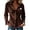 Brown, variant on Womens Shirts Western Style - Slim Fit Long Sleeve Blouse Casual, Shirts for Women Fringe Suede Top,Saffron S