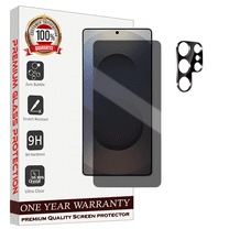 1   1 Entronix Pack for Galaxy S23 Ultra, 1 Anti-Spy Privacy Screen Protector 1 Camera Lens Protector