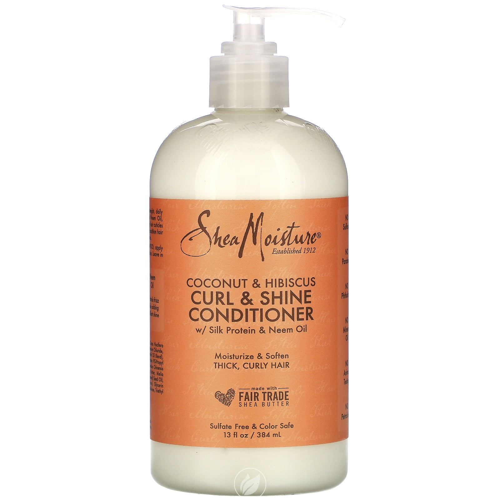 (2 Pack) Shea Moisture Curl & Shine Conditioner Coconut Hibiscus 13oz