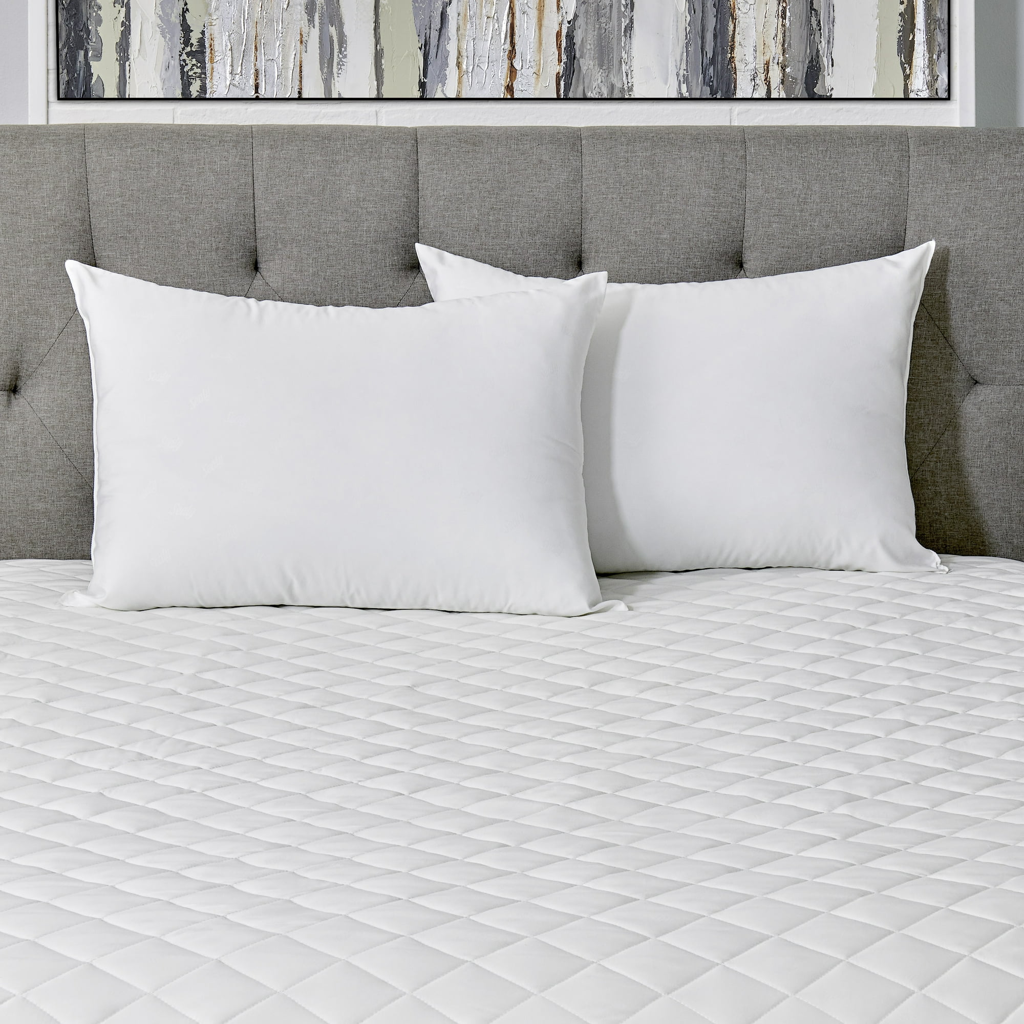 AllerEase Cotton Fresh Bed Pillow, 2-Pack