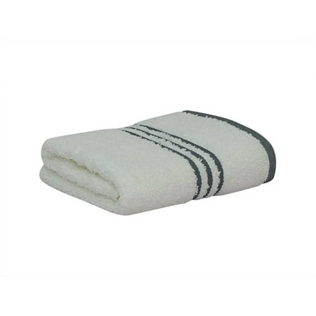 Mainstays Grey Flannel Stripe Hand Towel, 1 Each