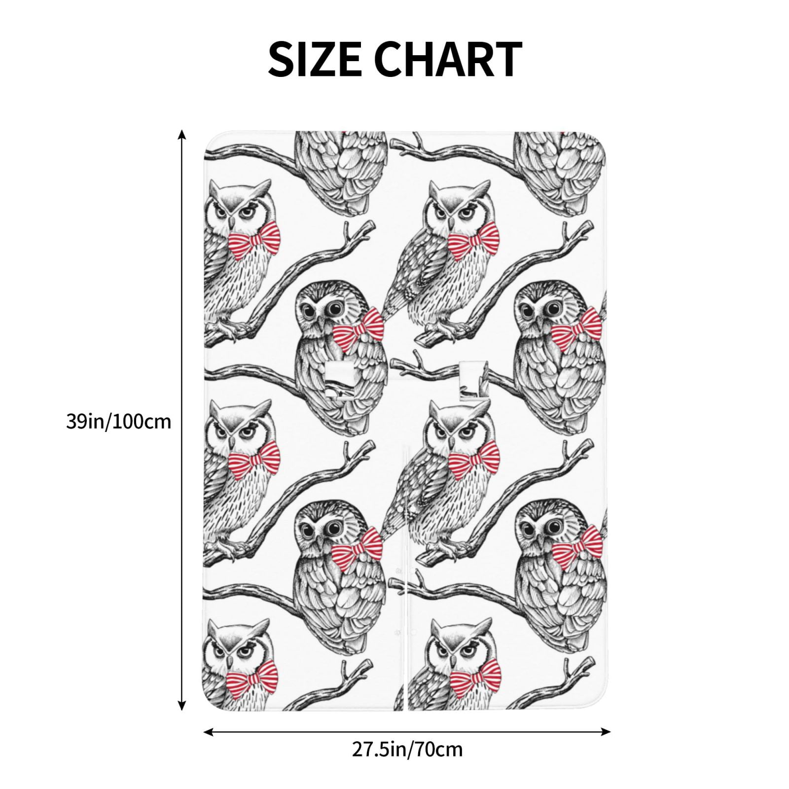 Car Seat Cover Baby - Bow Tie Owl Breathable Infant Car Seat Cover for Baby Carseat, Lightweight Comfort Baby Essentials Must Haves Newborn Stuff for Girl Boy