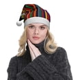 thumbnail image 5 of Balery Chameleon Panther On Colored Pencils Pattern Santa Hat Christmas Hat Funny Christmas Hat Christmas Knitted Beanie Hat For Men Women Adult, 5 of 6