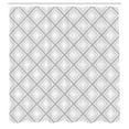 thumbnail image 3 of Ambesonne Geometric Shower Curtain, Minimalist Squares, 69"Wx70"L, Pale Grey and White, 3 of 5
