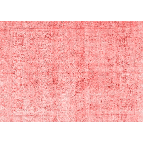 Ahgly Company Indoor Rectangle Persian Red Traditional Area Rugs, 5' x 8'