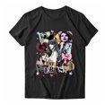 thumbnail image 2 of TayIor Sw1ft Chemises, Tyler Sw1ft Merch, Tyler Sw1ft, Mode Décontractée Imprimée Col Rond Manches Courtes Blouse Femmes Graphique Amateur de Musique Chemises TKFASHION Violet m, 2 of 7
