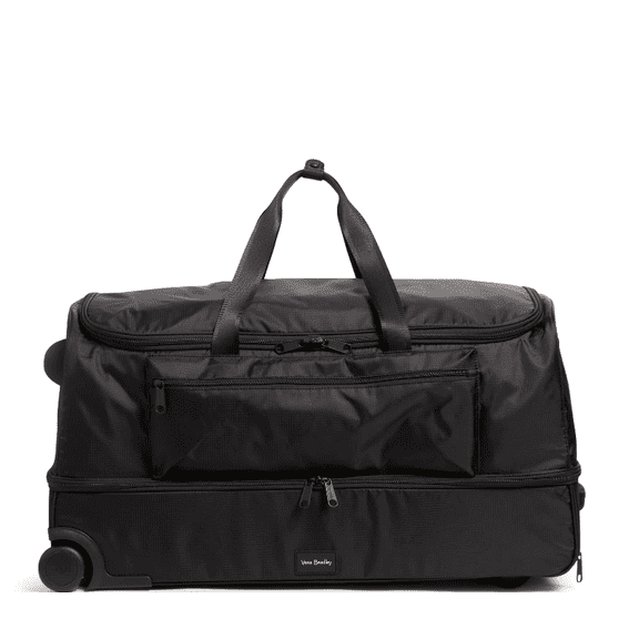 Vera Bradley Women's Recycled Ripstop XL Foldable Rolling Duffel Travel Bag