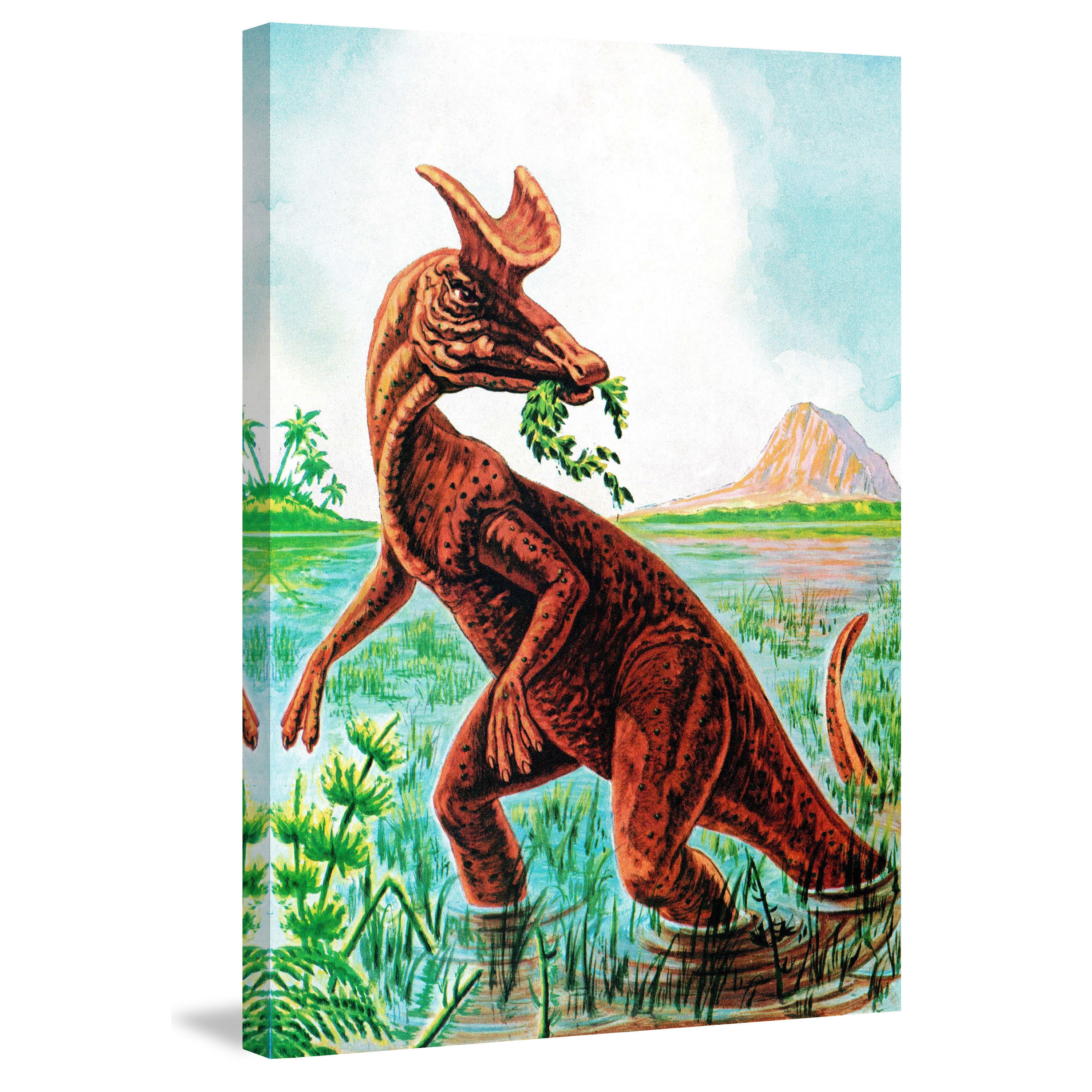 Marmont Hill "Lambeosaurus" by Curtis Painting Print on Canvas