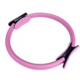 thumbnail image 1 of Anillo circular para , ejercicio físico con asas dobles, ruedas de resistencia para entrenamiento, culturismo, muslo interno, deportes, uso de , Rosado Sunnimix Círculo de Pilatos, 1 of 6