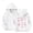 1-White734, variant on WOYY Girl's Hoodie Letter Bow Print Hooded Sweatshirt Casual Pullover Hoodies, Sizes 3-12