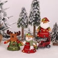 thumbnail image 3 of Bolsa de regalo de Papá Noel y muñeco de nieve, adornos navideños para el hogar, Año Nuevo, 2024, 2023, 3 of 4