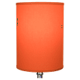 thumbnail image 3 of Fenchel Shades | 11" Top Diameter x 11" Bottom Diameter x 15 Height, (Washer/Spider Attachment) Drum Lamp Shade - (Linen Carrot), 3 of 5