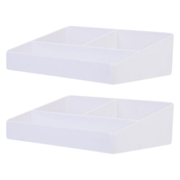 2 Pcs Coffee Storage Box Multifunctional Storage Box Multi-function Organizer Office